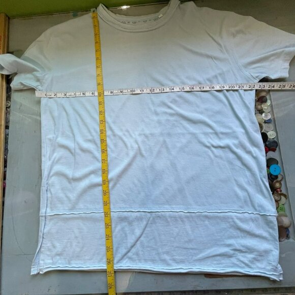 Pressbox Crewneck Short Sleeve TShirt Cotton Blend Blue Casual Size Medium - Picture 4 of 4